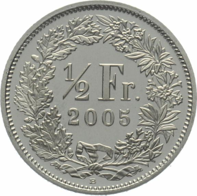 1/2 Franken 2005 B